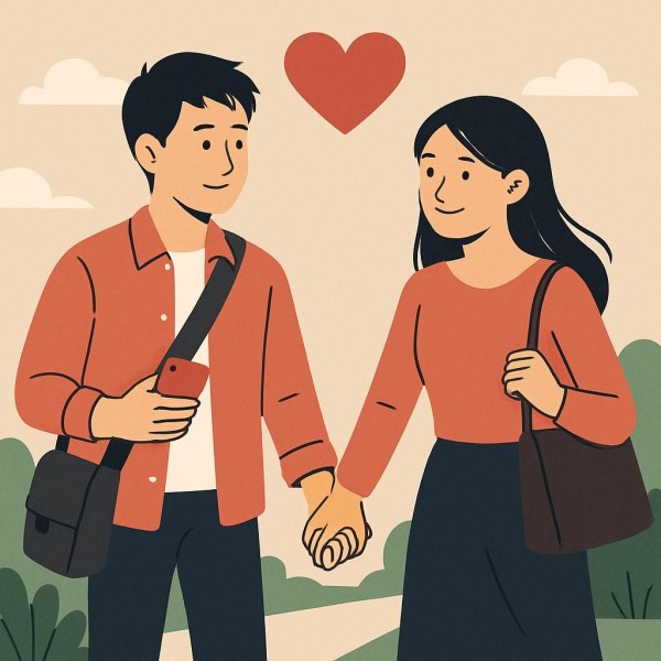 연애의 꾸준함을 상징하는 이미지