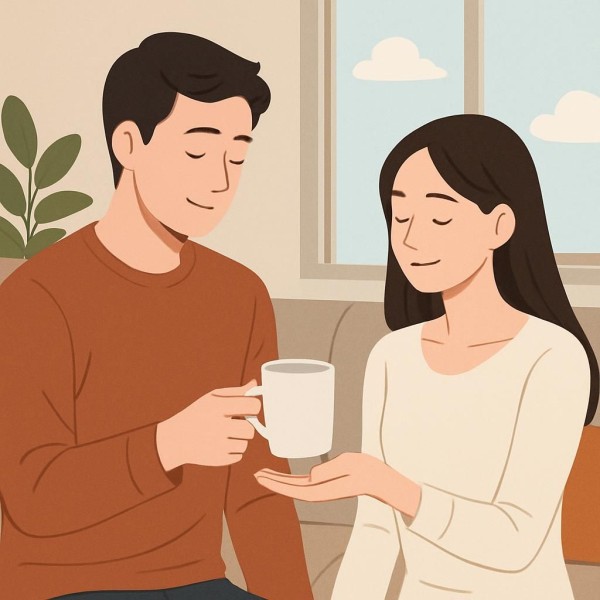 연인과의 배려 이미지