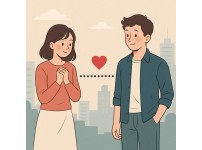 두 손을 맞잡은 연인, 따뜻한 거리 유지
