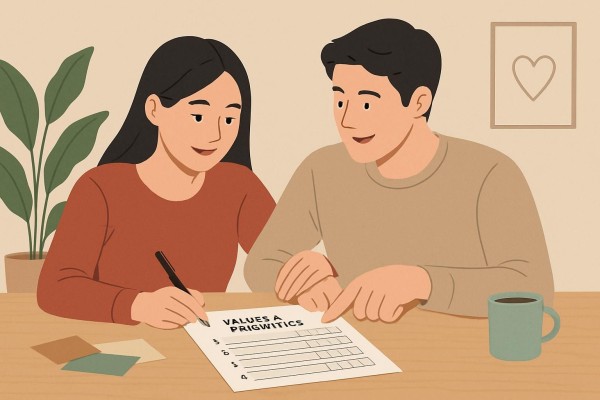 연애 가치관·우선순위 정리 워크시트로 연인 사이 더 단단해지기