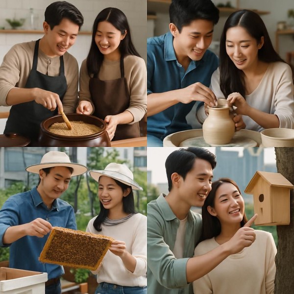 손으로 만드는 사랑: 전통 발효·도예·도시 양봉을 엮은 색다른 커플 데이트 4선