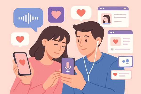 초보 연인을 위한 디지털 친밀감 실무 가이드: 음성메시지·커플앱·AI·SNS의 건강한 시작